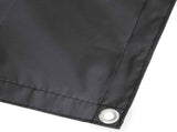 Balcony Privacy Screen 180 x 800 cm Fabric with PU Coated Black 42036676
