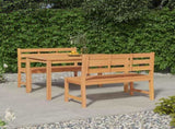 3 Piece Garden Dining Set Solid Wood Teak 3157193