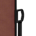 Retractable Side Awning Brown 180x500 cm 4004449