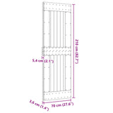 Door NARVIK Natural 70 x 210 cm Solid Pine Wood 42047088