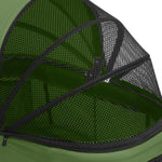 2-Layers Folding Dog Stroller Green 83x48x97 cm Oxford Fabric 172207