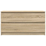 ZNTS TV Cabinet Sonoma Oak 100x35x54 cm Engineered Wood 861807