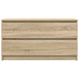 ZNTS TV Cabinet Sonoma Oak 100x35x54 cm Engineered Wood 861807