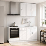 Kitchen Unit PORTO 5 pcs High Gloss White Engineered Wood 3438279
