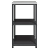 Kitchen Storage HATTEM Black 90 x 50 x 92 cm Steel 874954