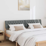Upholstered Headboard Dark Grey 180 cm Solid Pine Wood 879160
