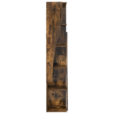 Corner Cabinet 27.5x27x140cm Engineered Wood Smoked Oak 889870