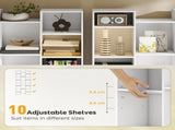 21-Compartment Bookshelf - White T3398P423855