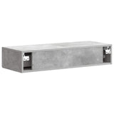 Wall-Mounted Side Table Concrete Grey 87.5 x 34.5 x 17 cm 899178