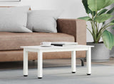 Coffee Table White 60 x 30 x 36 cm Solid Pine Wood 892758