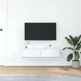 TV Cabinet with Drawer White 100 x 31 x 25.5 cm Engineered wood 861526