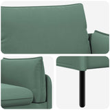 2-Seater Sofa Sea Green 188 x 81 x 89 cm Velvet 42048623