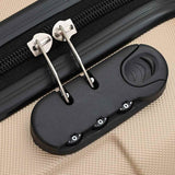 Suitcase with Lock 3 pcs Champagne 50 x 31 x 78 cm ABS Plastic 42006257