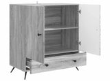 Sideboard Grey Sonoma 66 x 34.5 x 95 cm Engineered Wood 895591