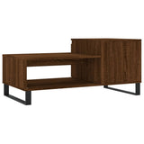 Coffee Table Brown Oak 100x50x45 cm Engineered Wood 830843