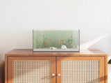Aquarium with Storage Transparent 40 x 25 x 25 cm Glass 42020381