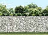 Trapezium Gabion Raised Bed Galvanised Steel 100x20x100 cm 145653