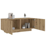 Bedside Cabinet Artisan Oak 100x35x40 cm Engineered Wood 3329174