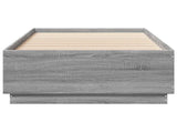 Bed Frame Grey Sonoma 80 x 200 cm Engineered Wood 3429657