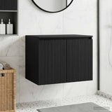 Wall-mounted Bathroom Cabinet Black 62.5 x 44.5 x 50 cm 890473