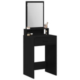 Dressing Table Black Oak 50 x 41 x 140 cm Engineered Wood 865128