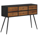 Console Table with Drawers 116x30x76 cm Solid Reclaimed Teak 358525