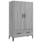 ZNTS Highboard Grey Sonoma 70x31x115 cm Engineered Wood 817475