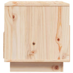 TV Cabinet 60x35x37 cm Solid Wood Pine 813425
