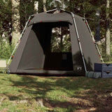 Fishing Tent 4-Person Brown Quick Release 4005330