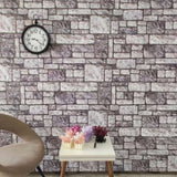 ZNTS 3D Wall Panels with Light Grey Brick Design 10 pcs EPS 149586