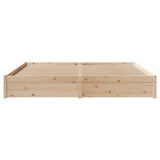 Bed Frame without Mattress 180x200 cm Super King Solid Wood Pine 3301668