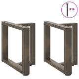 Coffee Table Legs T-Shaped 2 pcs Black 50x25x cm Steel 4013031