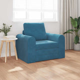 Sofa Bed Blue 98 x 71 x 83 cm Velvet 4106665