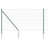 Welded Wire Fence with Spikes 25 x 1 m PVC-Coated Steel 3350589
