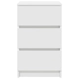 Bedside Cabinets with 3 Drawers 2 pcs White 39x35x65 cm 861338
