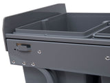 Kitchen Recycle Waste Bin Pull Out Soft Close Dustbin Recycling Cabinet Trash Can Grey T3398P344192