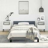 Bed Frame without Mattress Dark Grey Twin XL Velvet 347601