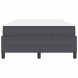 Bed Frame with Mattress Dark Grey 120 x 200 cm Fabric 3399116