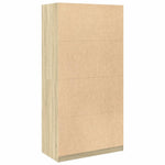 Wardrobe Sonoma Oak 100x50x200 cm Engineered Wood 3307767