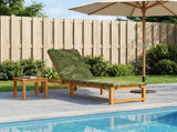 Sunlounger Cushion GEMERT 100% Polyester Leaf Design 948522