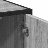 Bathroom Sink Cabinet Grey Sonoma 65x33x60 cm Engineered Wood 849267