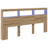 Headboard Artisan Oak 200 x 17 x 102 cm Engineered Wood 886254