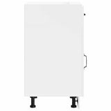 Kitchen Base Cabinet Kalmar White Engineered Wood 853477