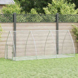 Rabbit Hutch Silver 105x300x120 cm Galvanised Steel 3281528