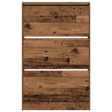 Shoe Cabinet Old Wood 80 x 21 x 125.5 cm Engineered Wood 869102
