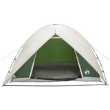 Camping Tent with Rainfly Water-resistant Dome Green 4-Person 42028525
