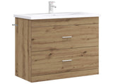 Bathroom Under Sink Cabinet Artisan Oak 78.5 x 37.5 x 81 cm 890719