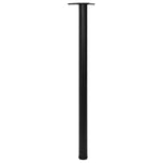 4 Height Adjustable Table Legs Black 1100 mm 242150