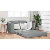 Sofa Bed Light grey 148 x 71 x 83 cm Fabric 4106673