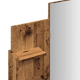 Dressing Table with Mirror Old Wood 96x39x142 cm 857011